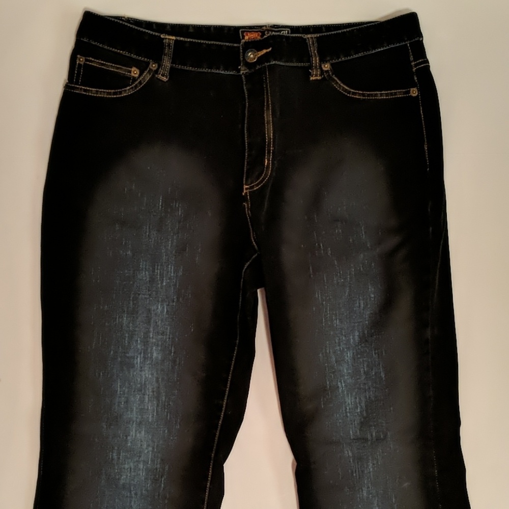 Retro 1970's Velvet & Demin Route 66 14 Distressed